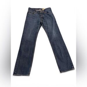 Hollister Blue Straight Jeans Classic Denim Style